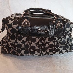 BRAND NEW Black COACH Signature Print Women's Bag